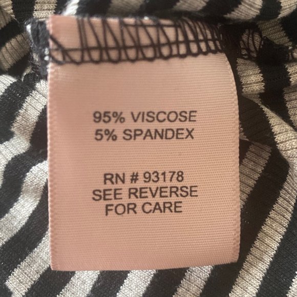 Philosophy Striped Cold Shoulder Cutout Everyday Long Sleeve Top - Picture 5 of 5